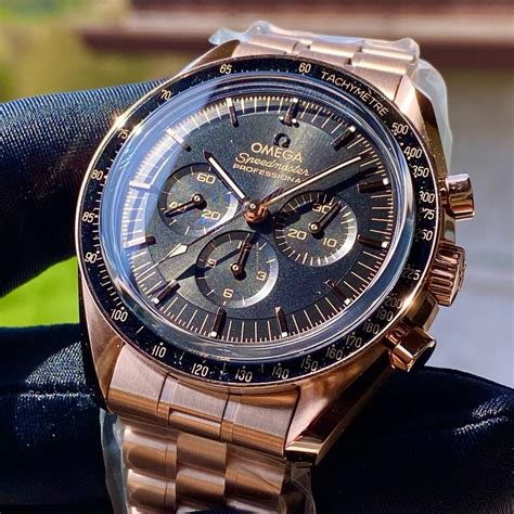 rose gold omega speedmaster|omega speedmaster price guide.